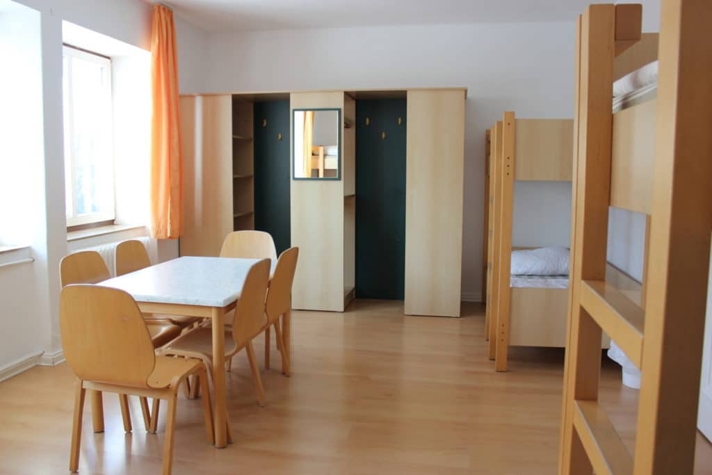 Familienzimmer im Fussball Trainingslager Haus am See