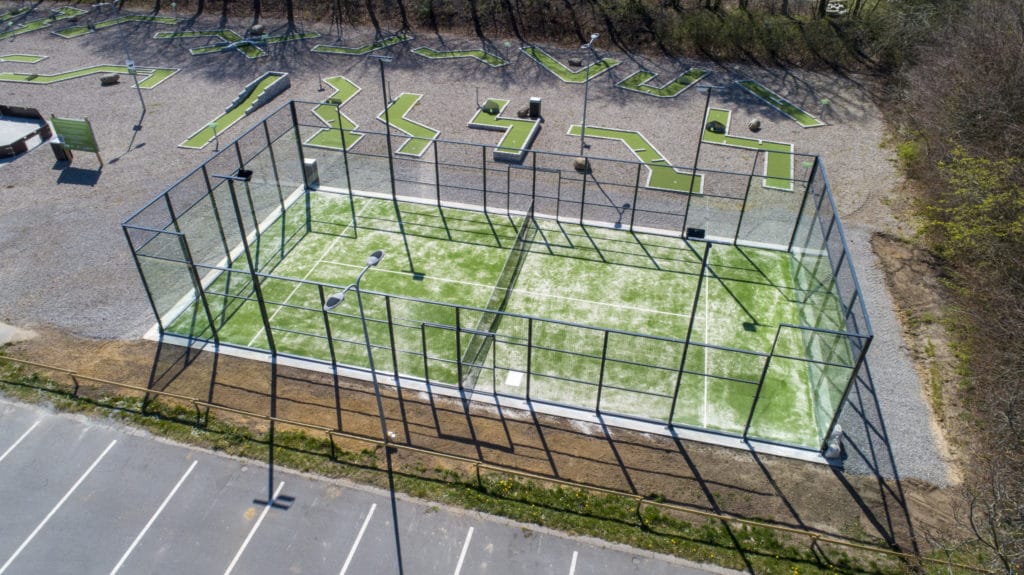 Soccercourt im Fussball Trainingslager Rodding