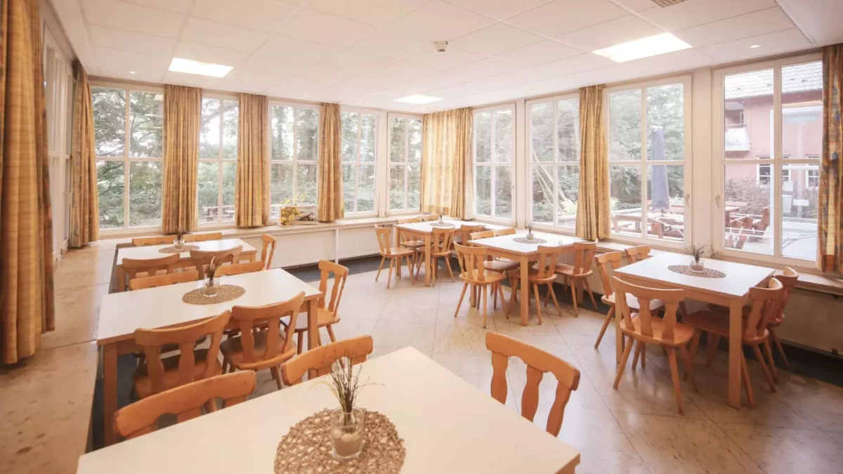 cafeteria in jugendherberge