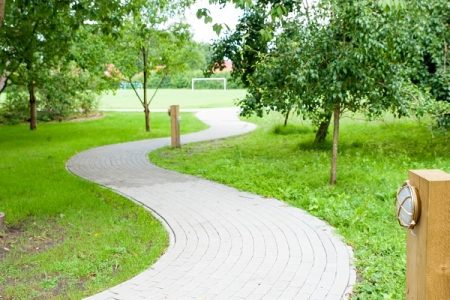 Weg von der Unterkunft zum Trainingsgelände.