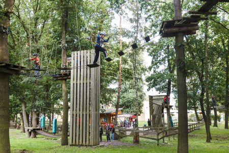 Kletterpark Fussball Trainingslager an der Aller