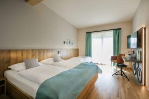 Helles Doppelzimmer im Fussball Trainingslager Erlaufsee