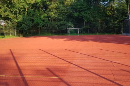 Funcourt im Fussball Trainingslager Haus am See