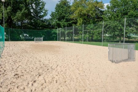 Beachsoccer-Platz beim Fussball Trainingslager Lago Maggiore