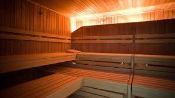Wellnessbereich mit eigener Sauna im Trainingslager Leipzig
