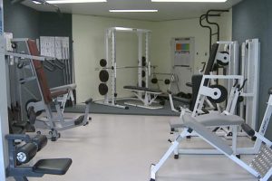 Training auch an den im Fitnesscenter des Sportparks