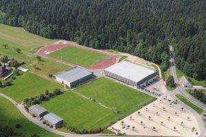 Luftbild des Fussball Trainingslager Sportcampus Emmental