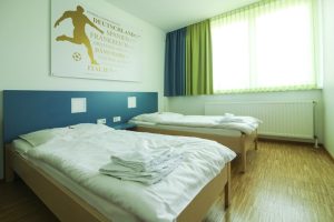 Doppelzimmer in der Sportschule Saarland
