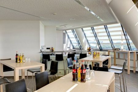 Kantine der Sportschule Wedau während eines Fussball Trainingslager