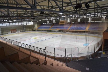 Eishalle des Fussball Trainingslager Sportcampus Emmental