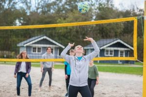 Beachvolleyballplatz beim Trainingslager St. Peter Ording