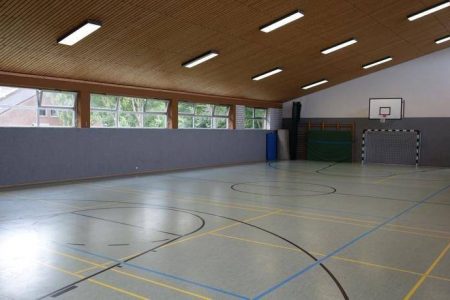 Sporthalle im Trainingslager St. Peter Ording