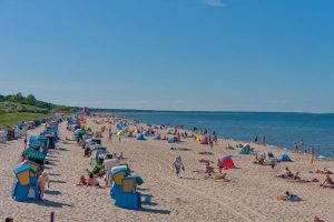 Strand auf Usedom beim Fussball Trainingslager Sportschule Usedom