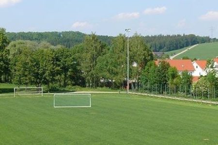 Rasenplatz im Trainingslager Allgaeu